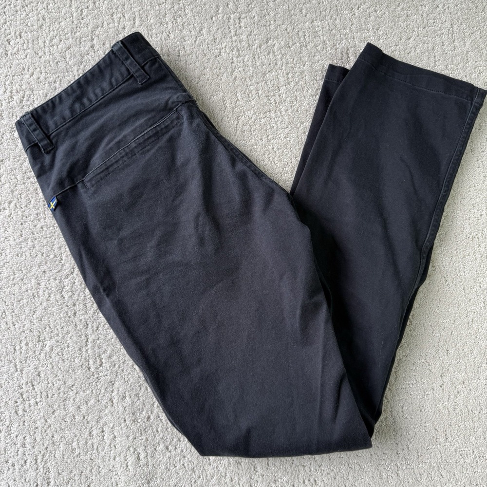 Men's FjallRaven High Coast Blue Stretch Chino Casual Trouser Pants Sz 32 X 30
